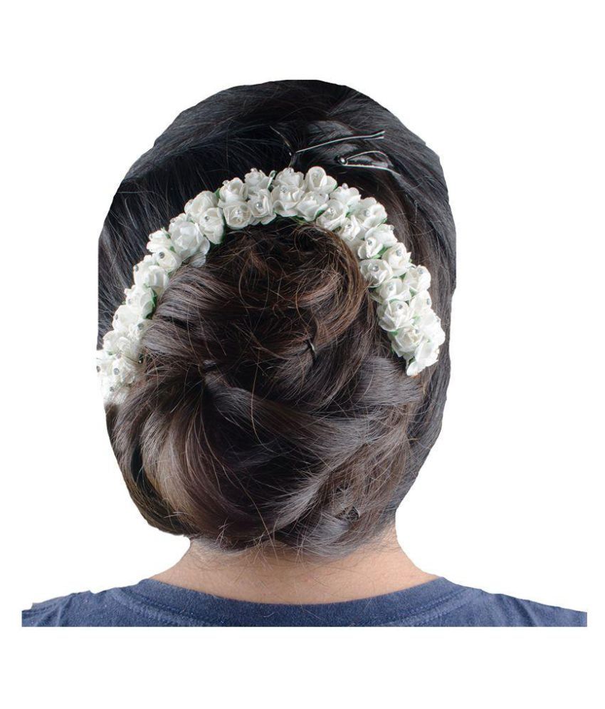 Majik Artificial Hair Gajra (Veni) (White): Buy Majik Artificial Hair Gajra (Veni) (White) at Best Prices in India - Snapdeal Majik Artificial Hair Gajra (Veni) (White): Buy Majik Artificial Hair Gajra (Veni) (White) at Best Prices in India - Snapdeal