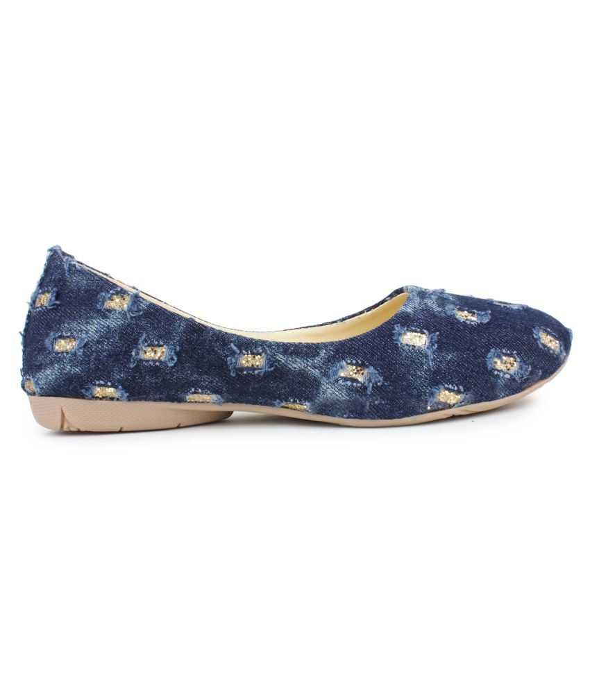 navy ballerinas uk