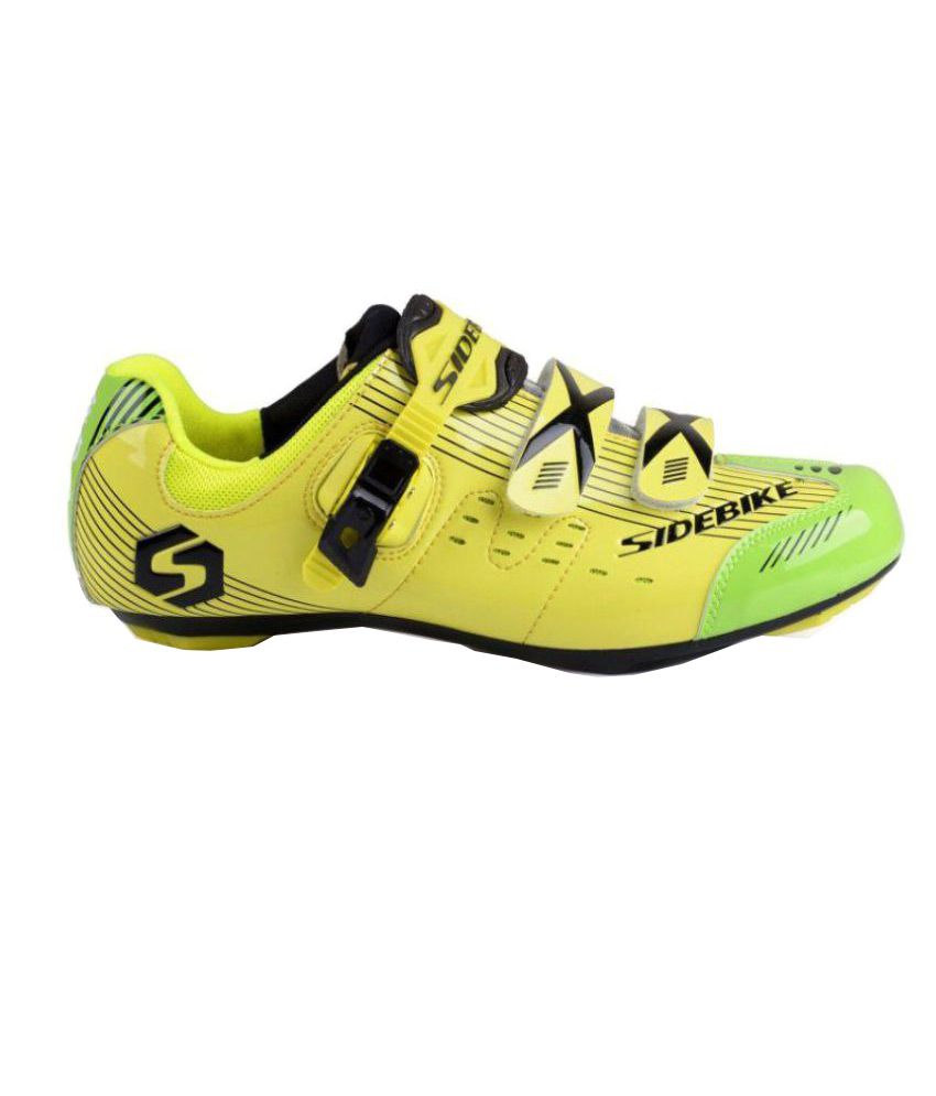 Sidebike Road Cycling Shoes - Yellow 