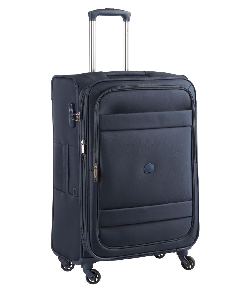 Delsey Navy Blue M( Between 61cm69cm) Checkin Soft Luggage Buy Delsey Navy Blue M( Between