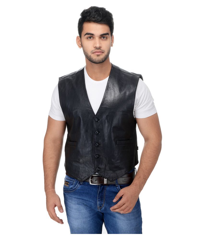 Le Alba Black Leather Jacket - Buy Le Alba Black Leather Jacket Online ...