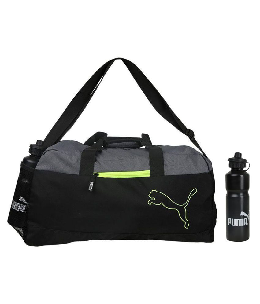 puma gym bag black