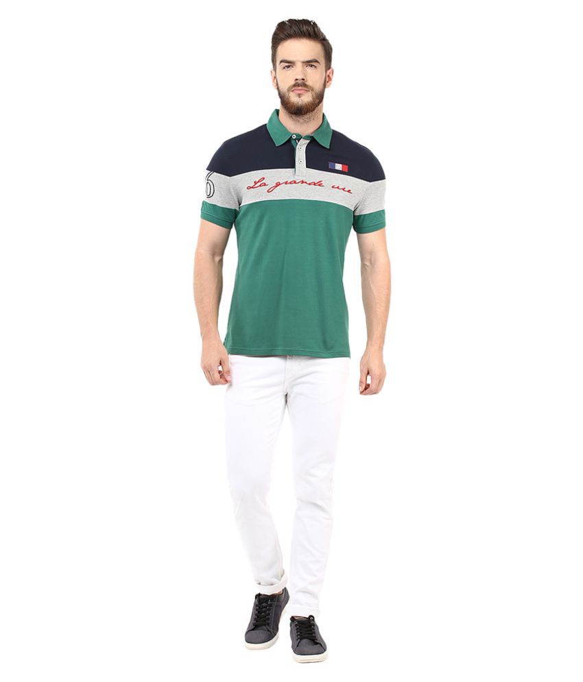 Celio Green Slim Fit Polo T Shirt - Buy Celio Green Slim Fit Polo T ...