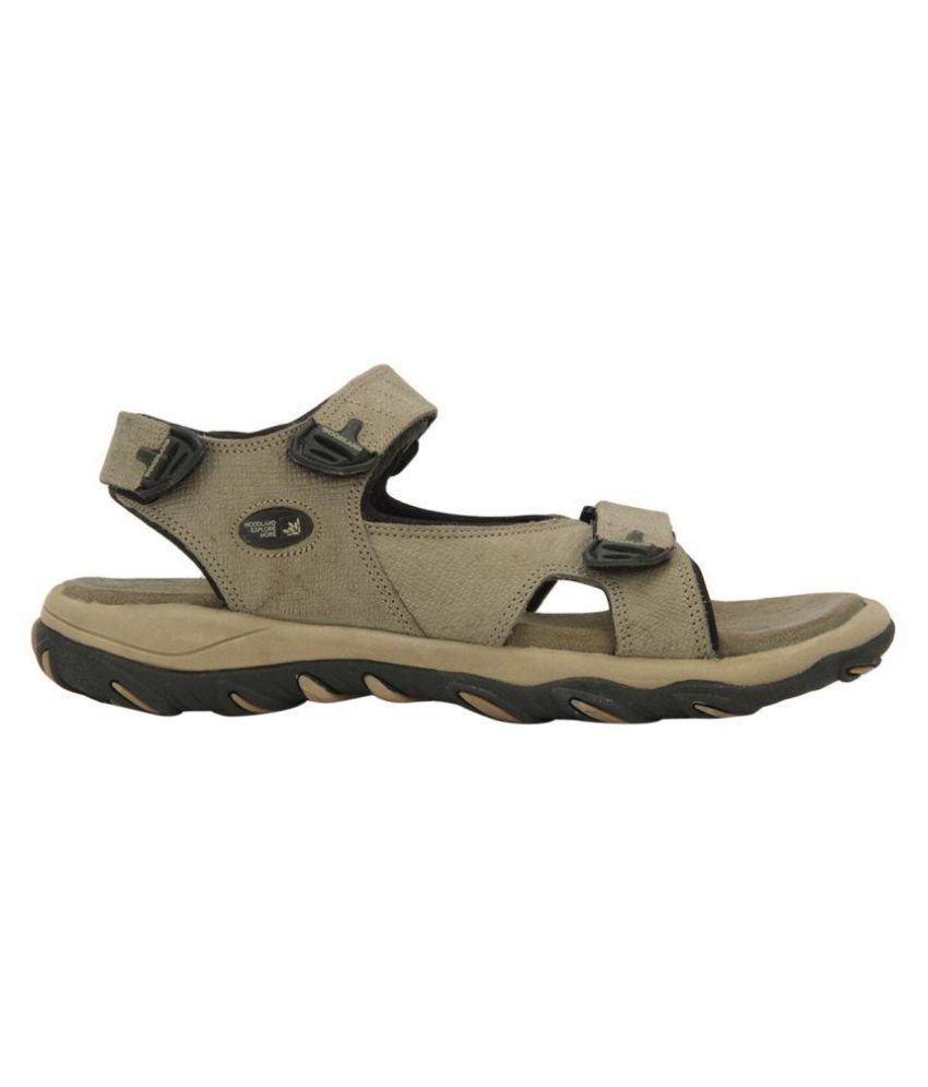 woodland khaki floater sandals