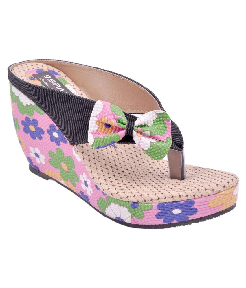 multi colored wedges
