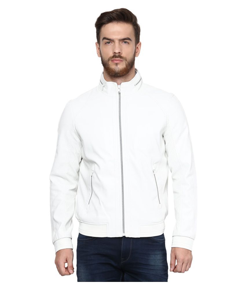 Celio White Casual Jacket - Buy Celio White Casual Jacket Online at ...