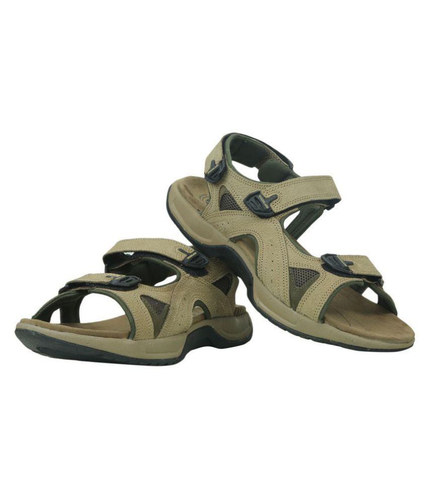 Woodland GD 1608114-KHAKI Khaki Sandals 