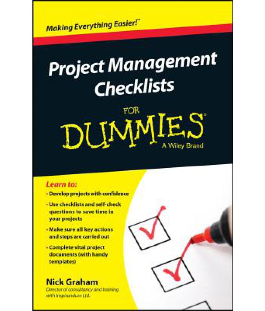 Project Management Checklists for Dummies Buy Project Management