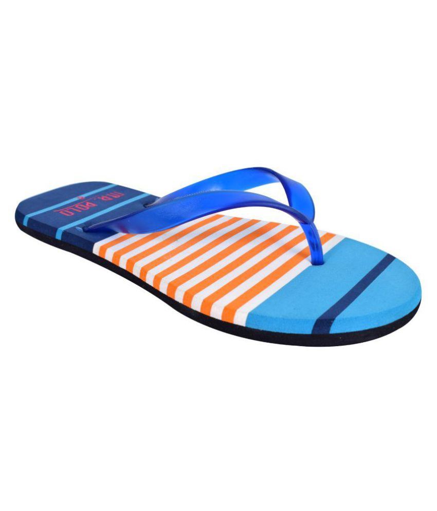 Mr. polo Blue Massage flip flops Price in India- Buy Mr. polo Blue Massage flip flops Online at 