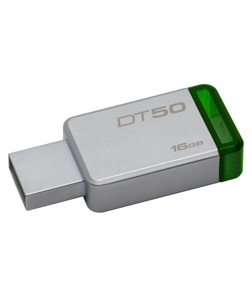     			Kingston 16GB Datatraveler DT50 USB 3.0 Flash Drive (Green) (DT50/16GBFR)