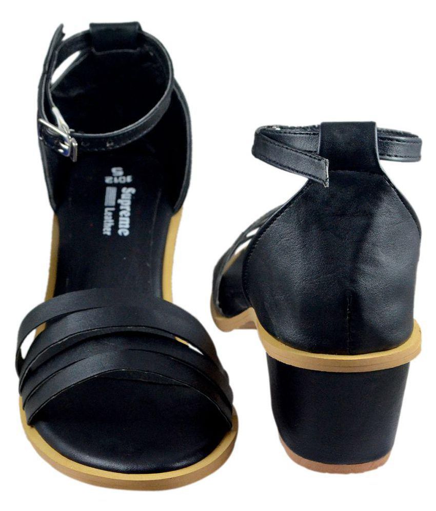 black block work heels