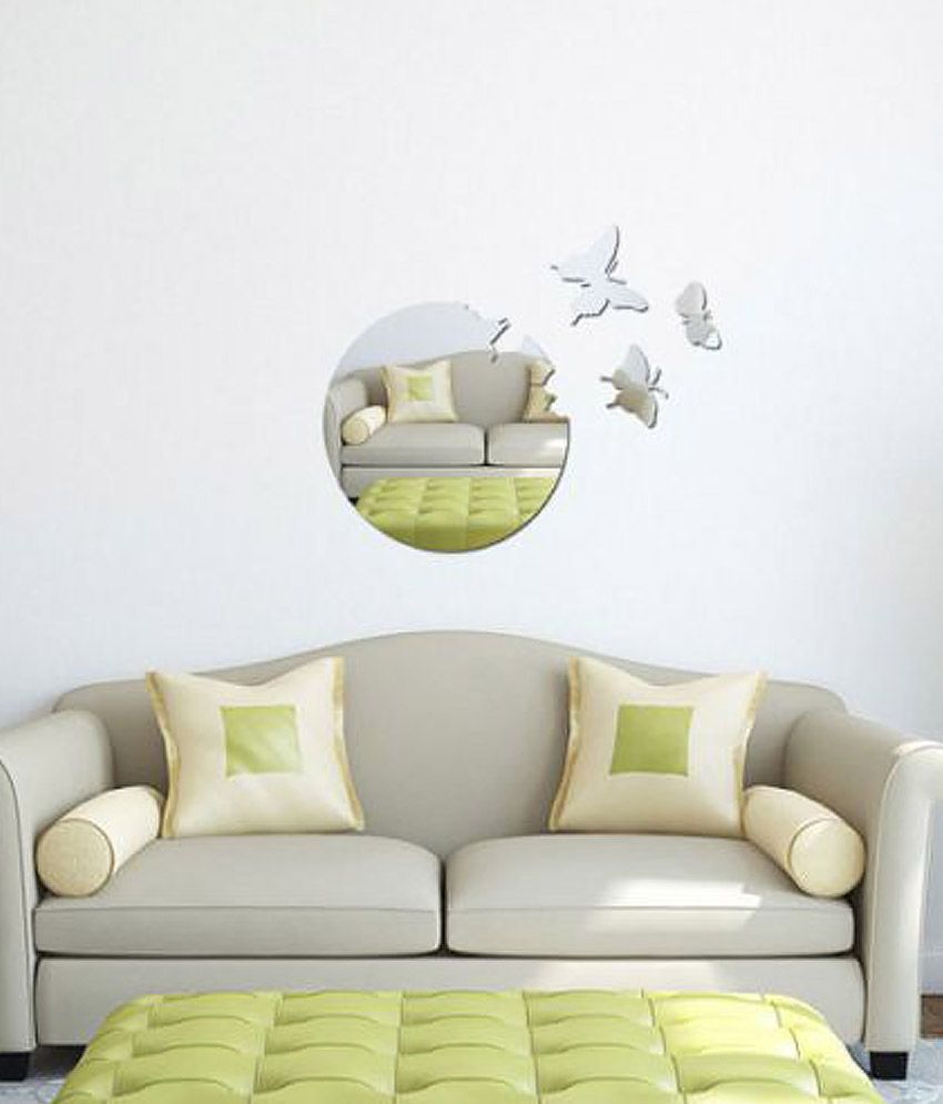 Sehaz Artworks Moon_Butterfly Acrylic Wall Stickers Buy Sehaz