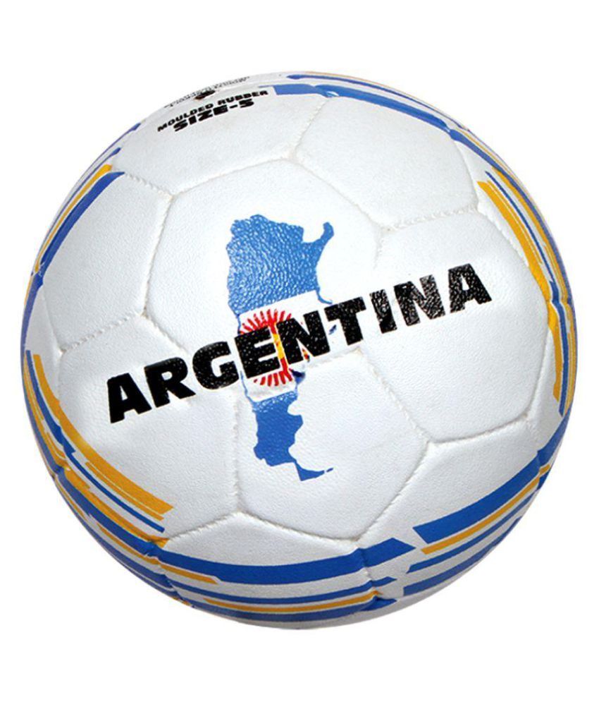 Nivia Argentina White Football / Ball Size 5 1360AR