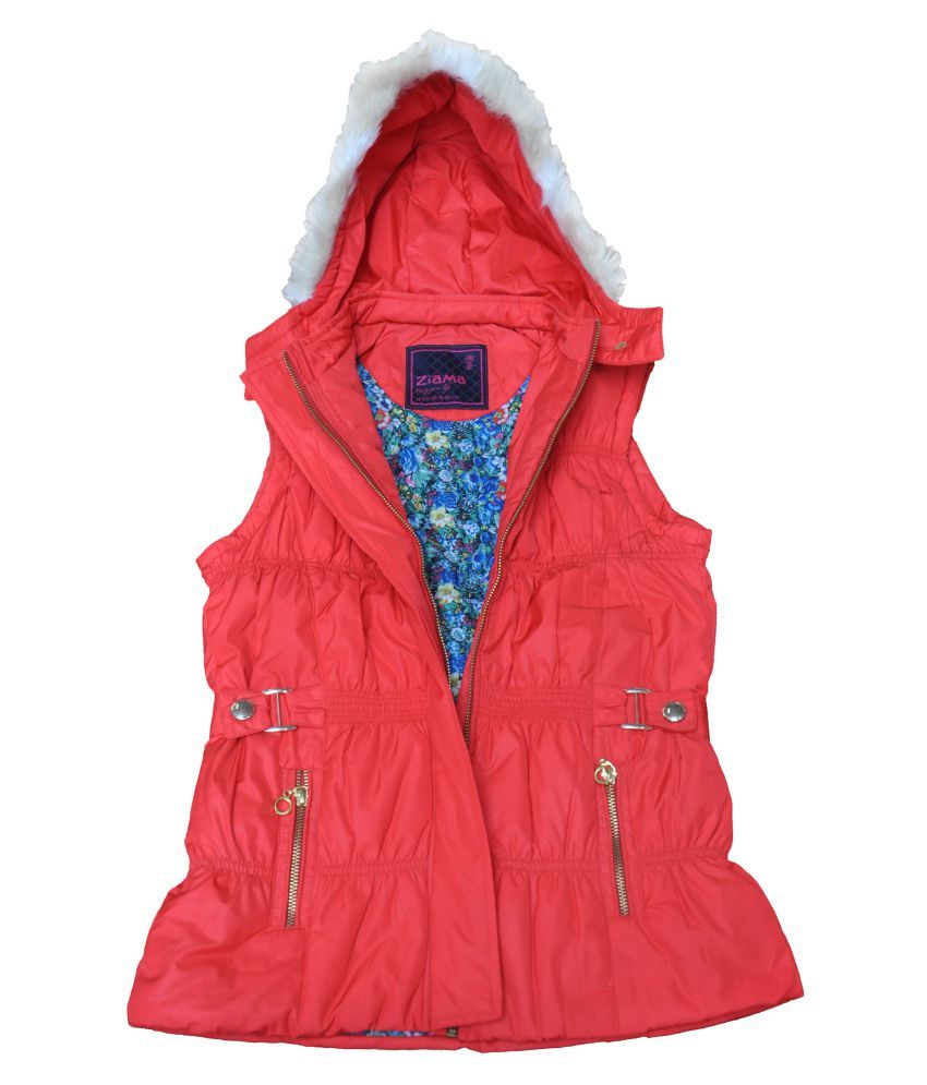 Ziama Red Fleece Light Weight Jacket Buy Ziama Red Fleece Light