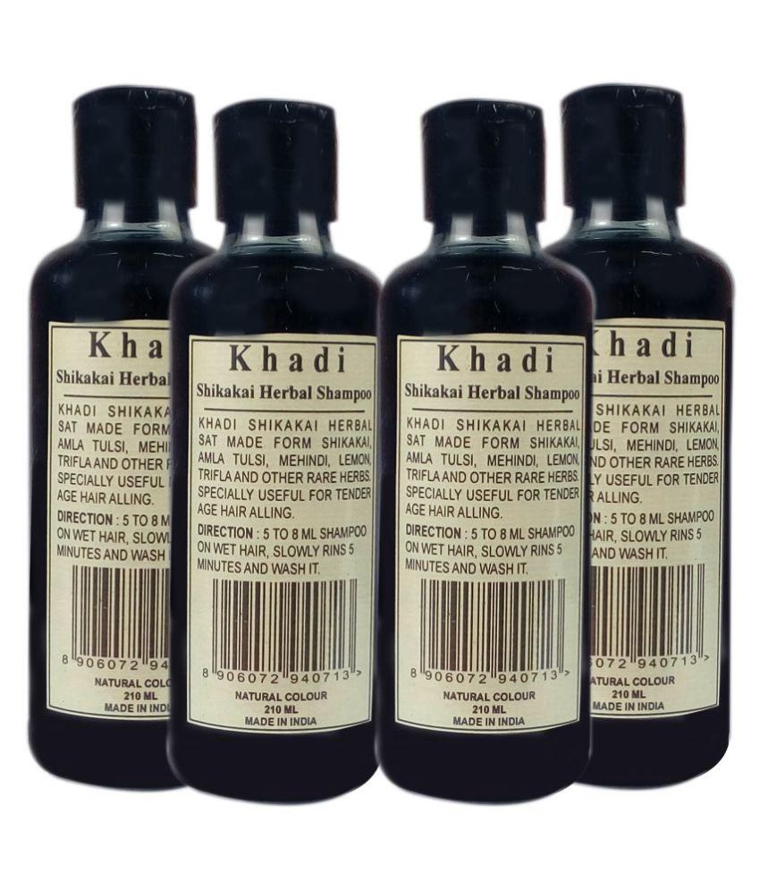     			Khadi Herbal Shikakai Shampoo 840 ml Pack of 4