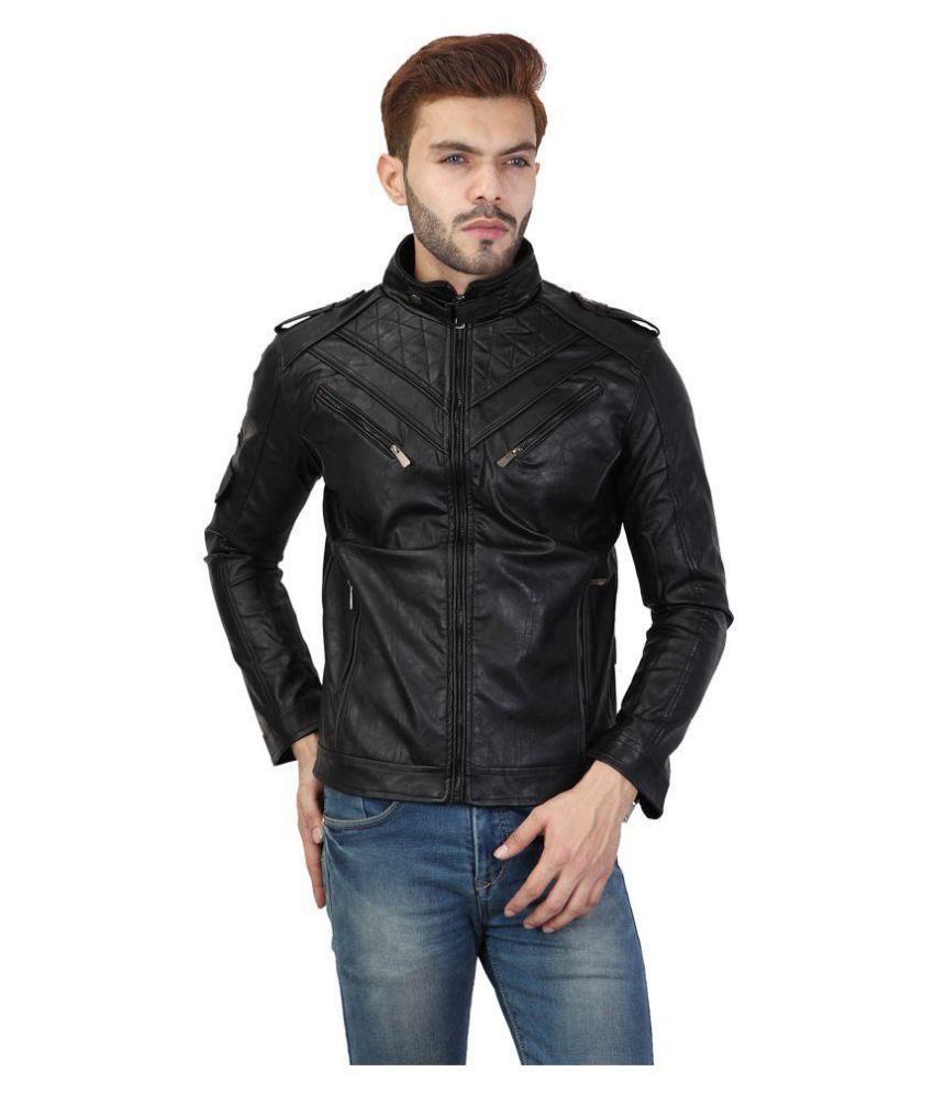 Tashi Delek Black Leather Jacket - Buy Tashi Delek Black Leather Jacket ...