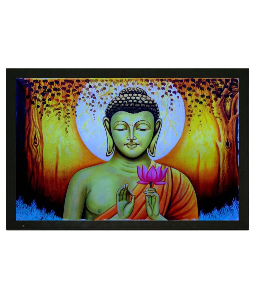 Craftsfest Feng S Buddha Painting Wood With Frame Single Piece