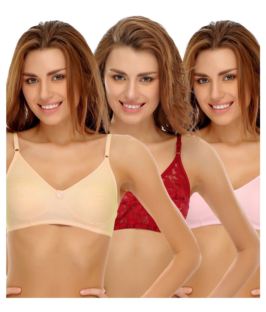     			Clovia Poly Cotton T-Shirt/ Seamless Bra