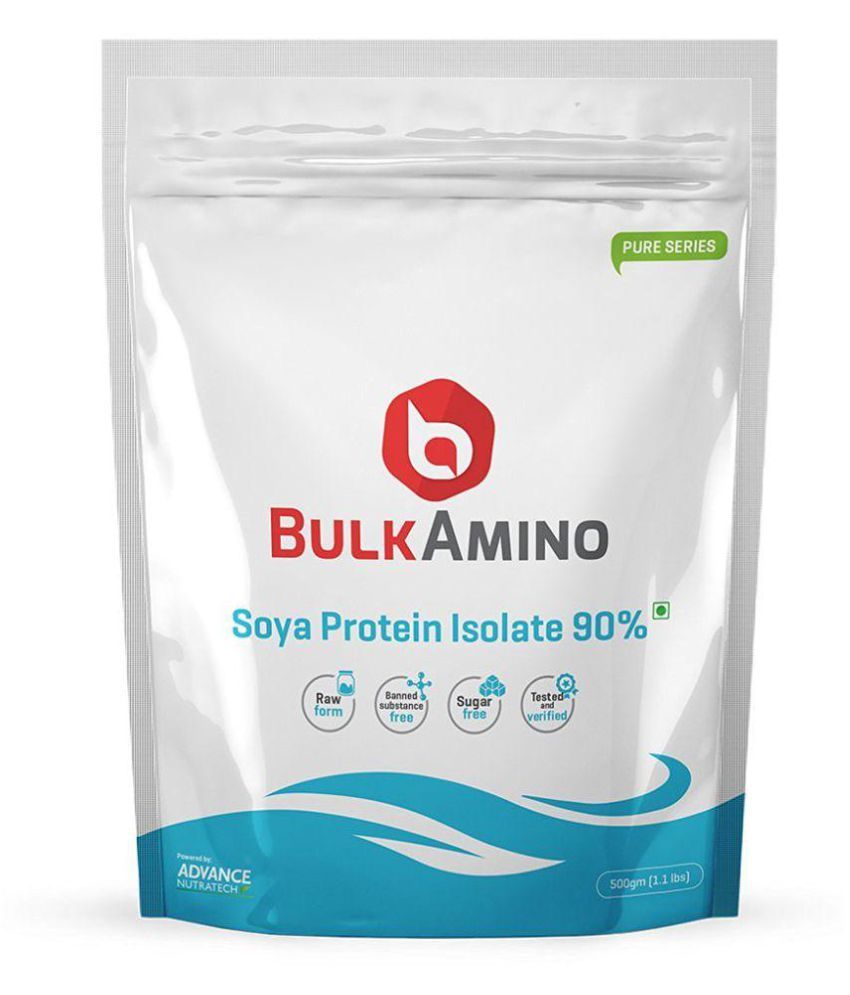 Advance Nutratech BulkAmino Soya Protein Isolate 90 Powder (1.1lbs
