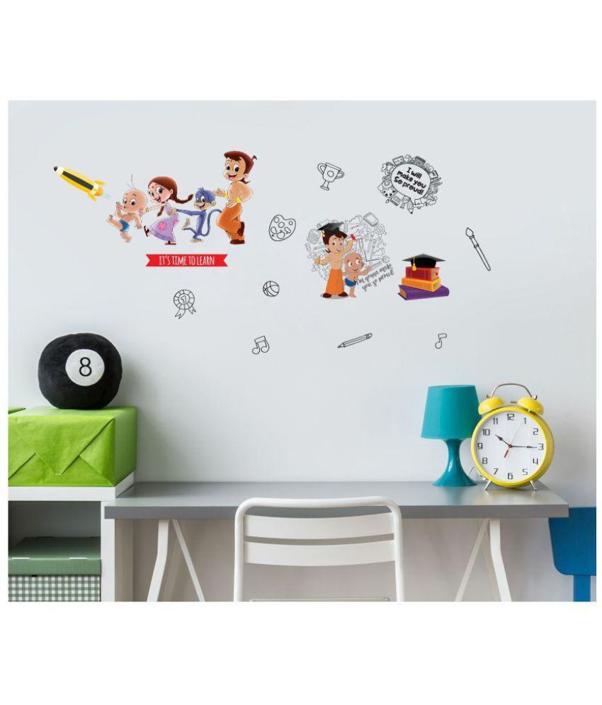 Asian Paints Chhota Bheem and friends12" X 24"Fun with Learning Vinyl