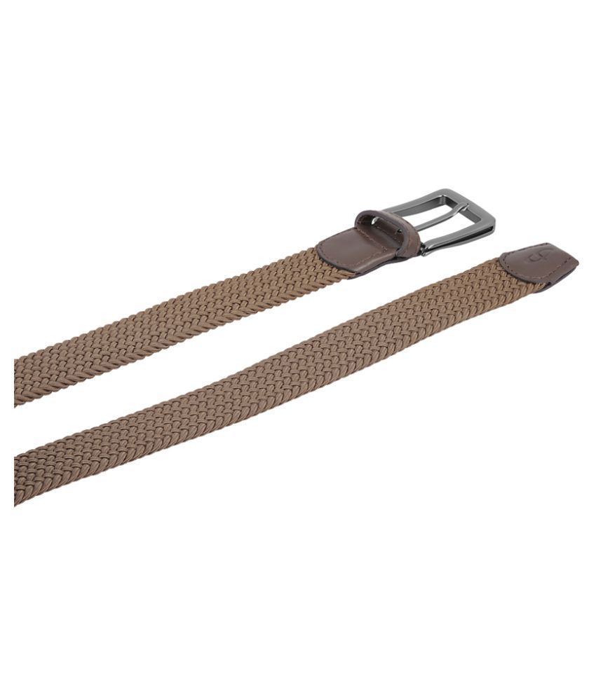 Color Plus Khaki Leather Casual Belts: Buy Online at Low Price in India ...
