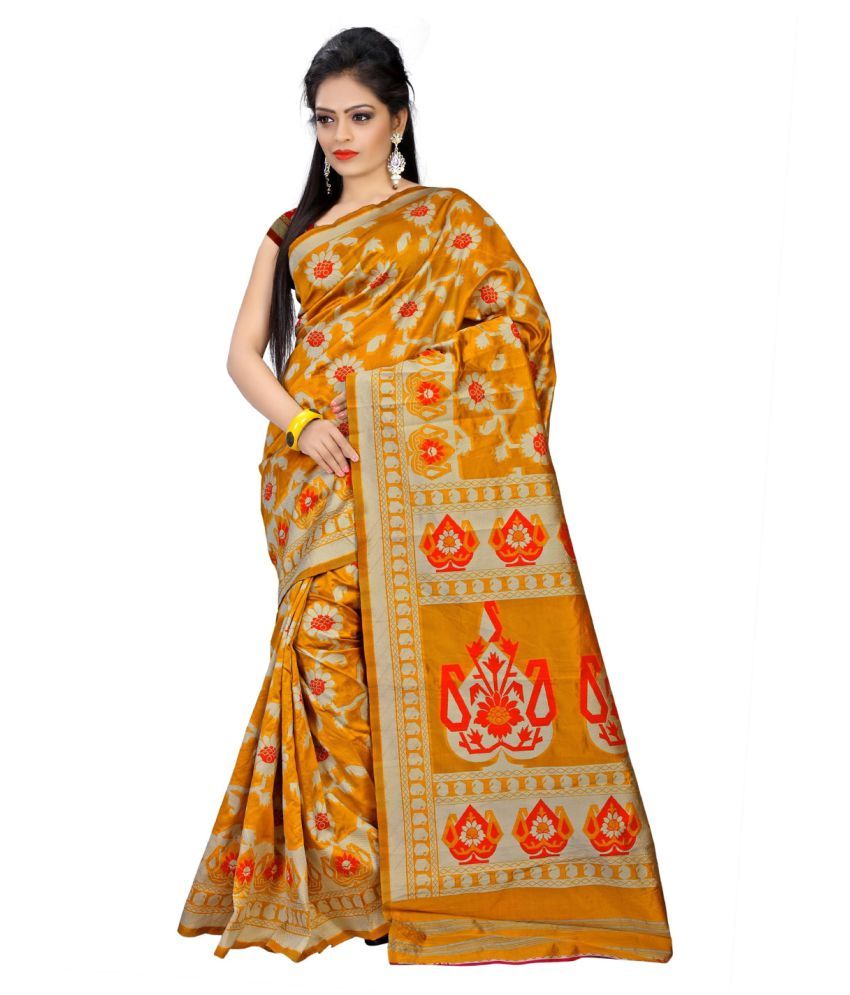 Aksh Fashion Multicoloured Art Silk Saree Combos Buy Aksh Fashion