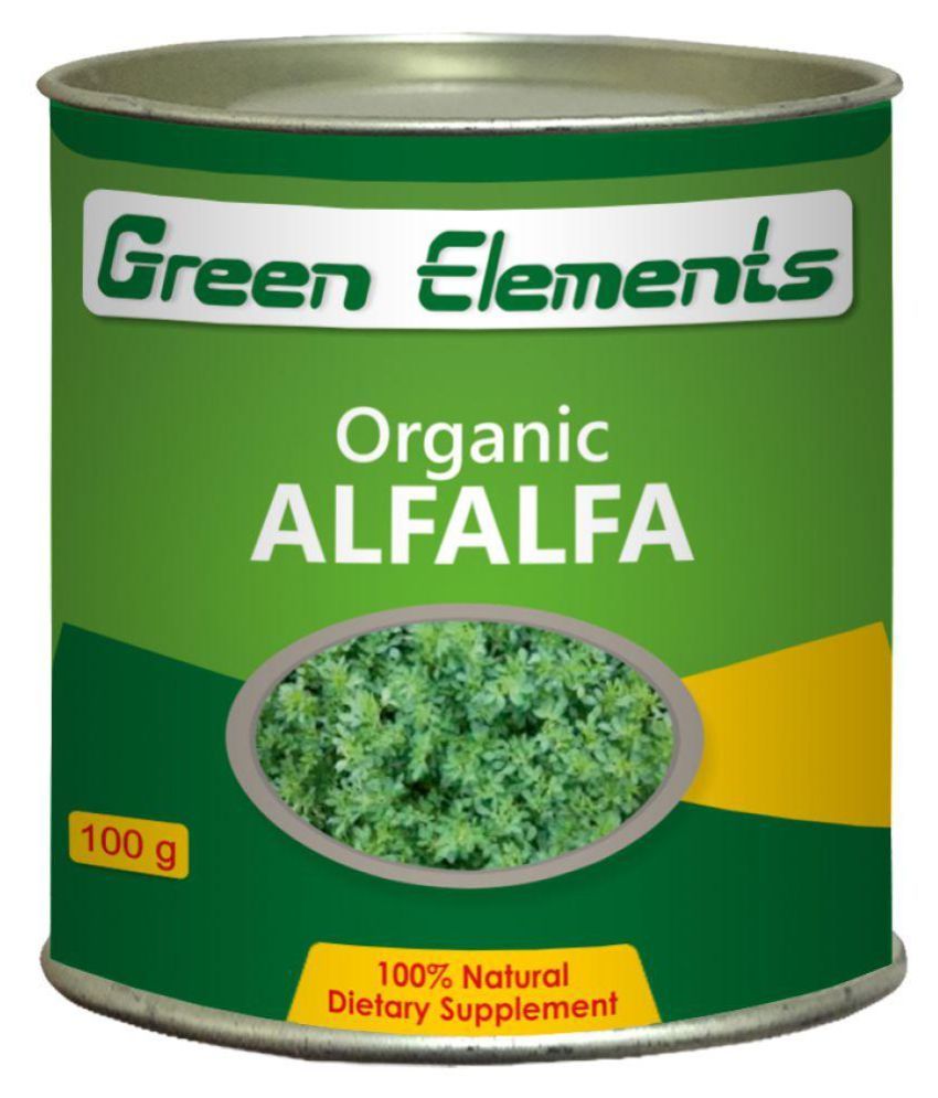 Green Elements Organic Alfalfa Powder, 100 gm Buy Green Elements
