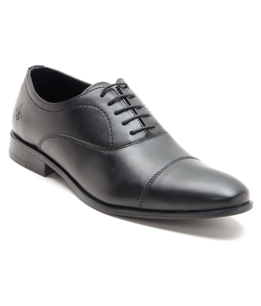 Bond Street By Red Tape Black Oxfords Formal Shoes Price