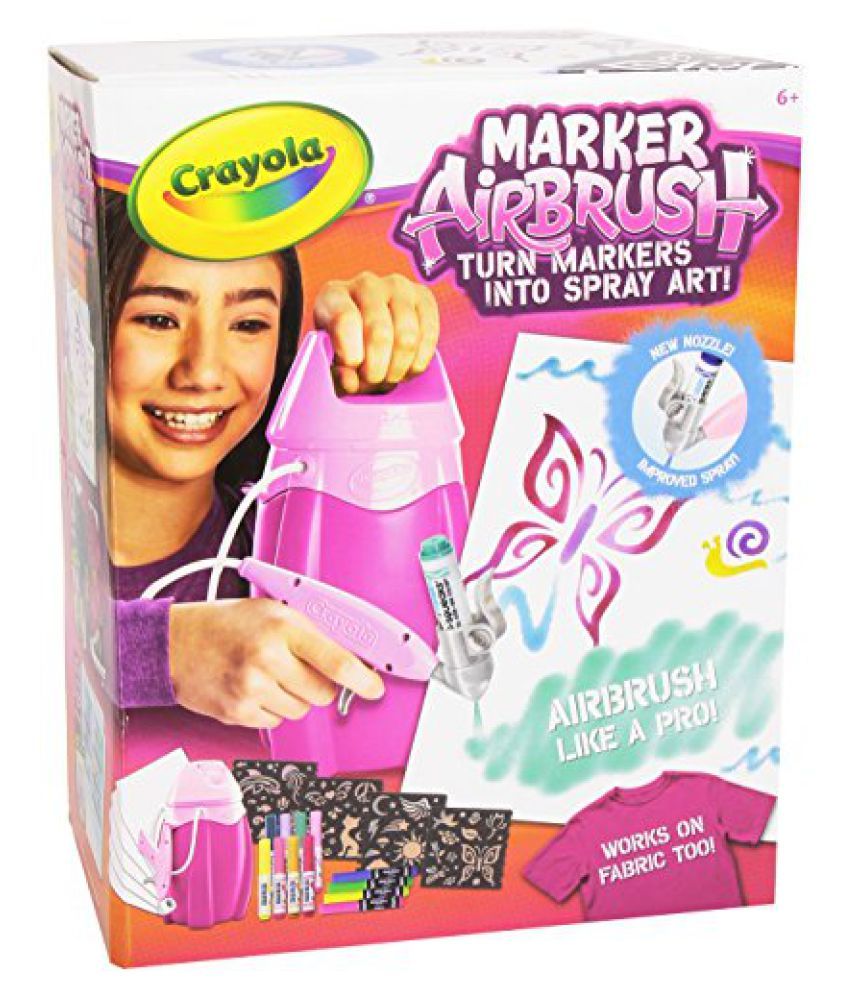 Crayola Airbrush Marker Pink Buy Online At Best Price In India Snapdeal