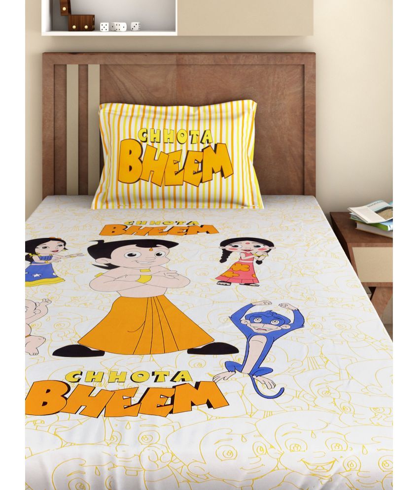 Trident Single Cotton Multi Printed Bed Sheet Coordinated Buy Trident