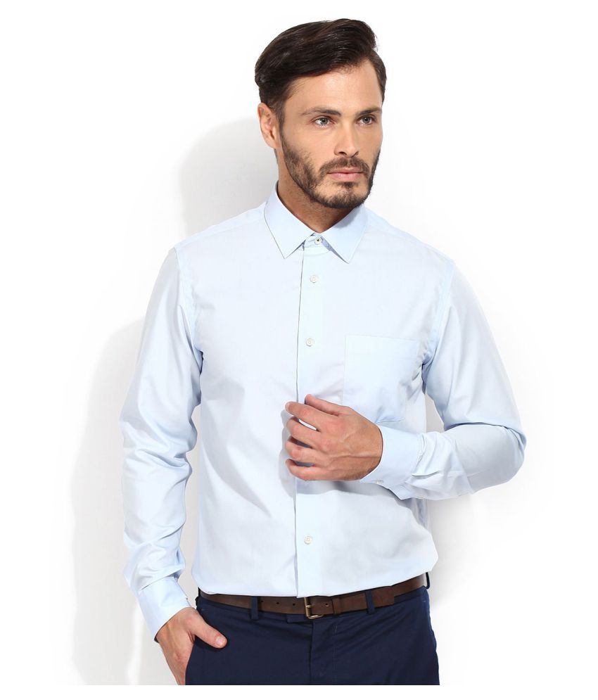 sky blue dress shirt mens