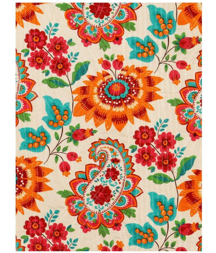 Turu King Cotton Floral Blanket Buy Turu King Cotton Floral Blanket Online at Low Price Snapdeal