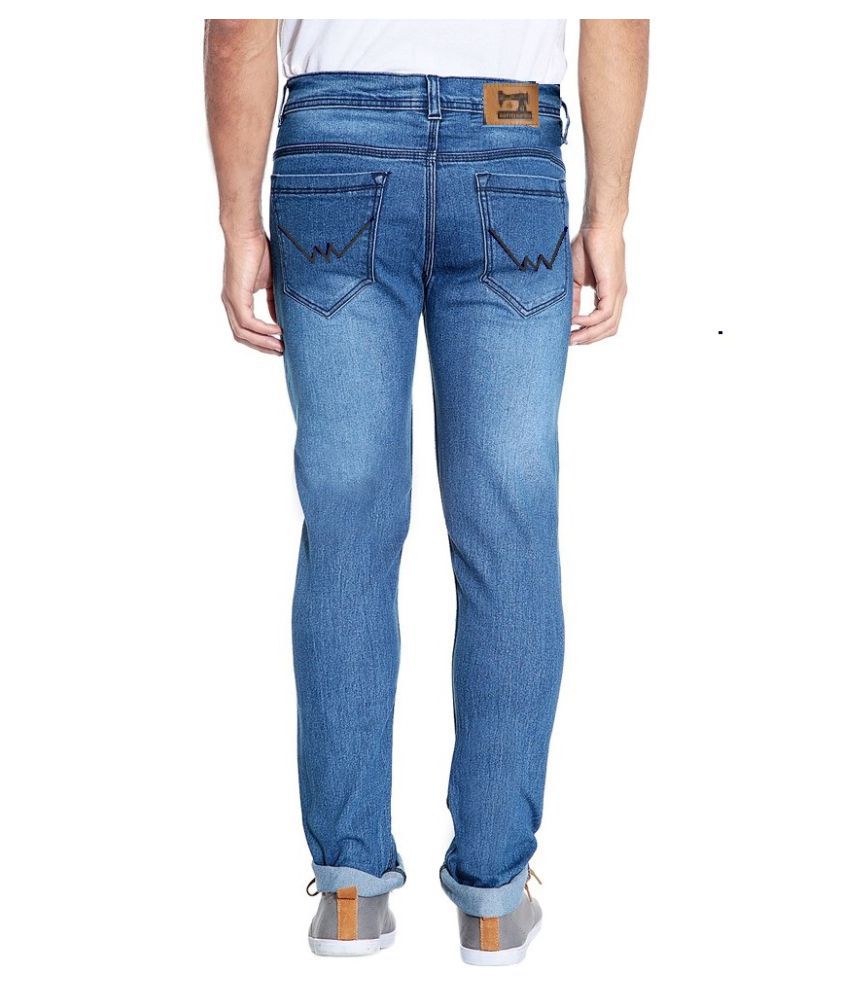 Urbano Fashion Light Blue Slim Jeans - Buy Urbano Fashion Light Blue ...
