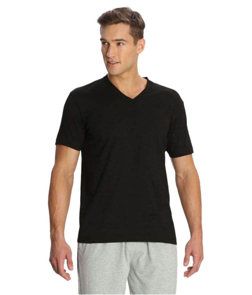 Jockey Black V-Neck T-Shirt - Buy Jockey Black V-Neck T-Shirt Online at ...