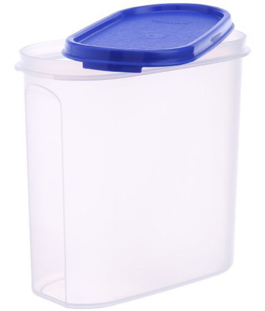 Tupperware Modular Mates Oval #3 Storage Box Blue 1.7 Litres 1-Piece ...