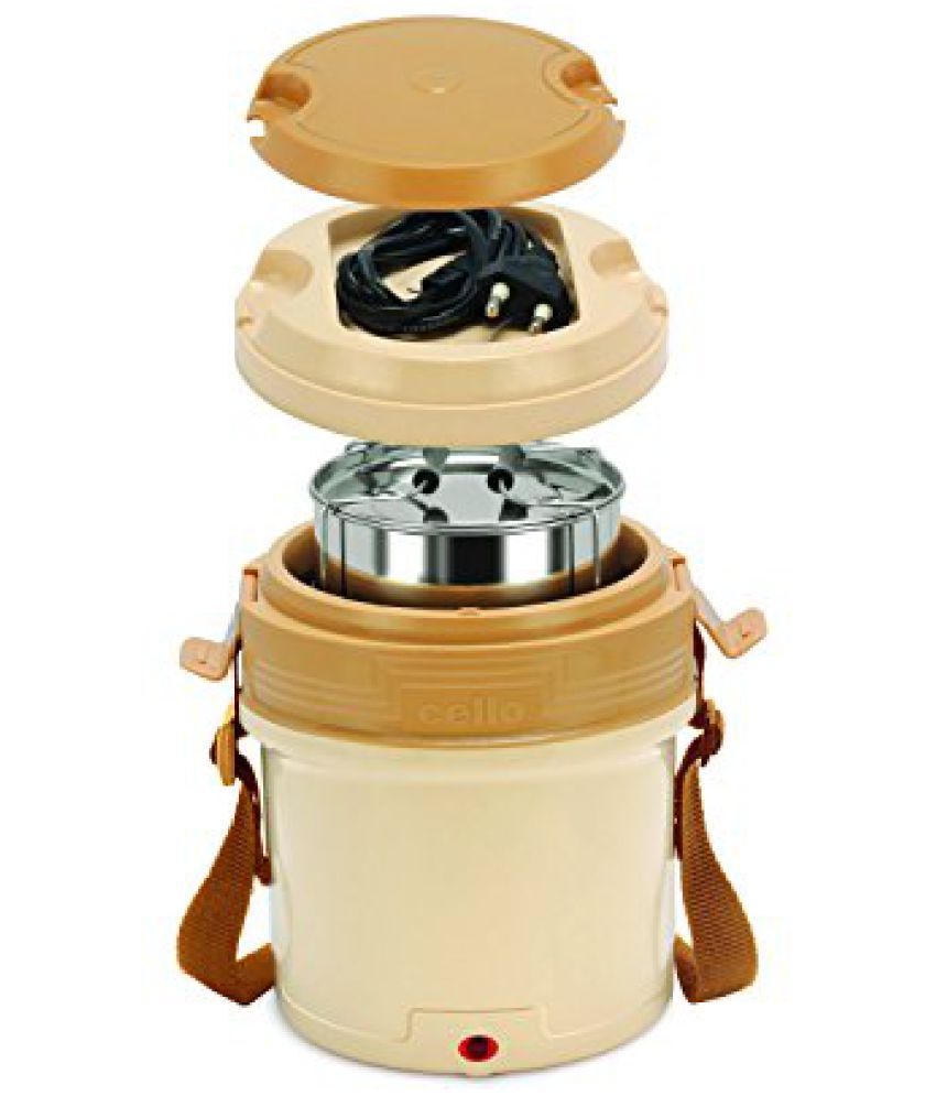 Cello Newton Electric Container Lunch boxBeige , Set Of 3 Buy Cello