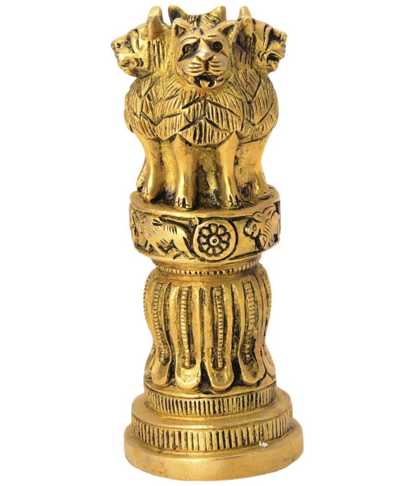 Cosmo Craftvilla Brass ashok pillar Ashoka stambh Showpiece 15 cm Brass ...