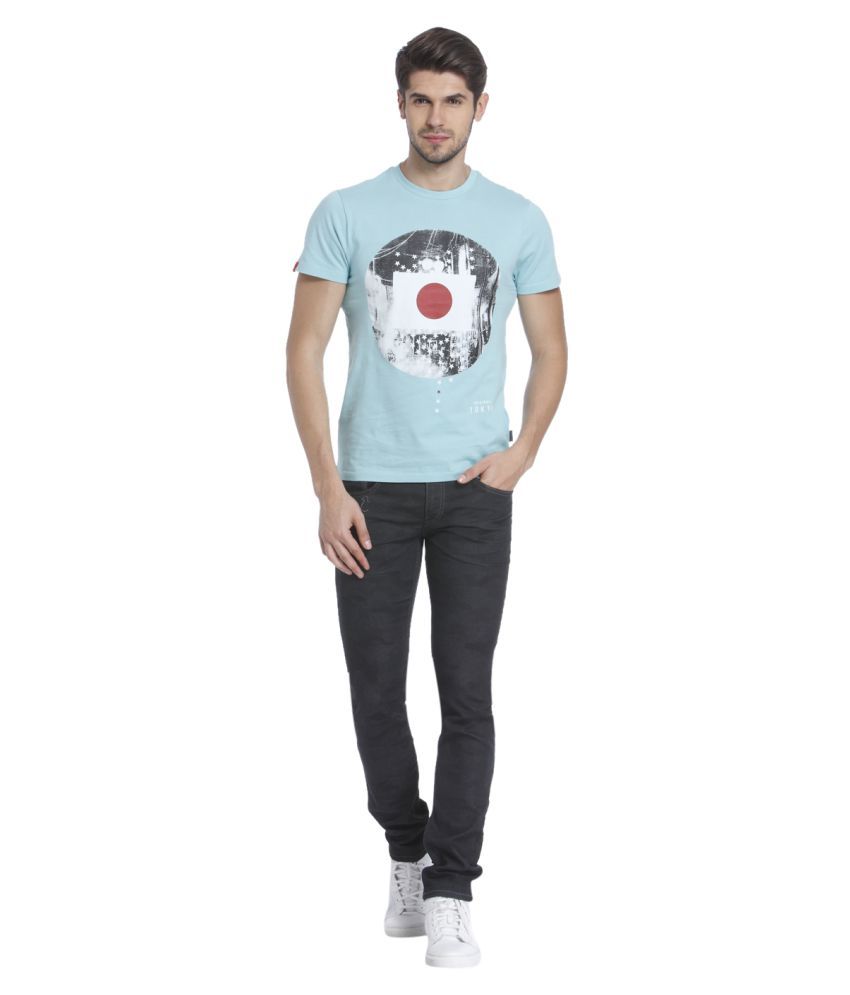 jack and jones blue tshirt