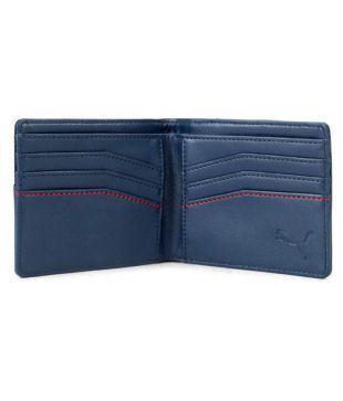 puma f1 leather black formal regular wallet