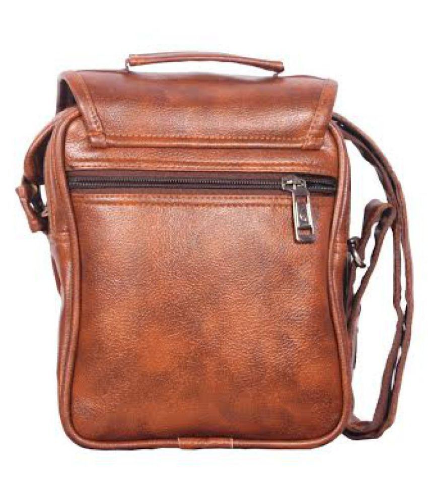 Goodwin Beige Leather Casual Messenger Bag Buy Goodwin Beige Leather