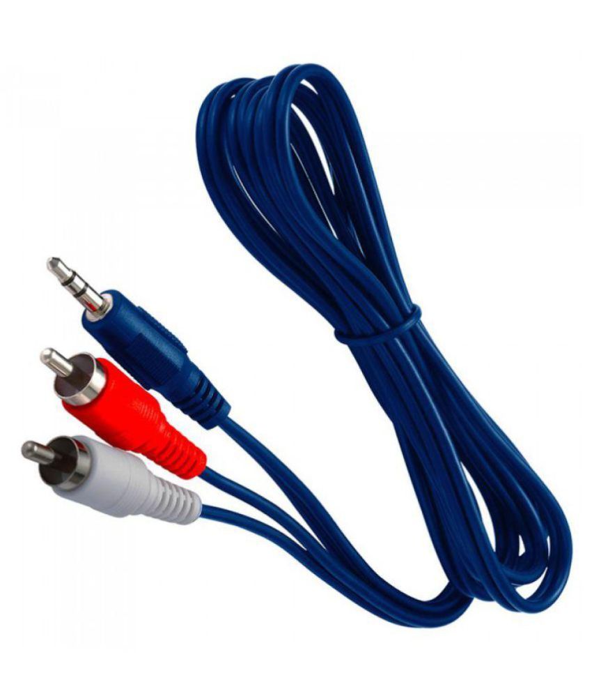 Astrum 5m Blue RCA 3.5mm Aux to RCA Cable Buy Astrum 5m Blue RCA 3