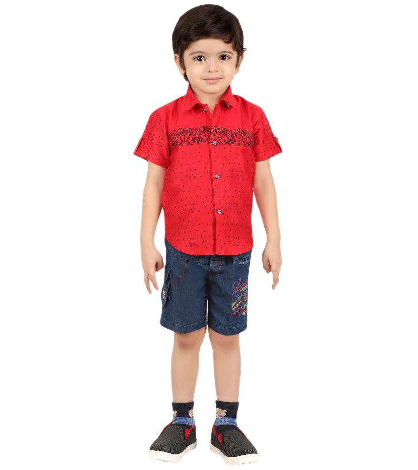 Kiddy Boy's Party Wear Shirt and Pant Set Buy Kiddy Boy's Party Wear