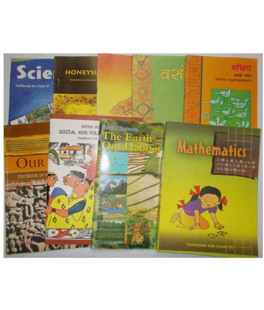 NCERT SET OF BOOKS FOR CLASS 6 OF SCIENCE SOCIAL STUDIES 