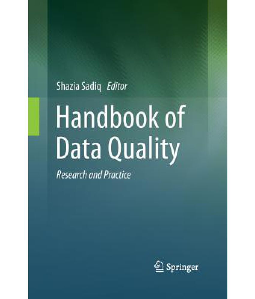 Handbook of Data Quality Buy Handbook of Data Quality Online at Low