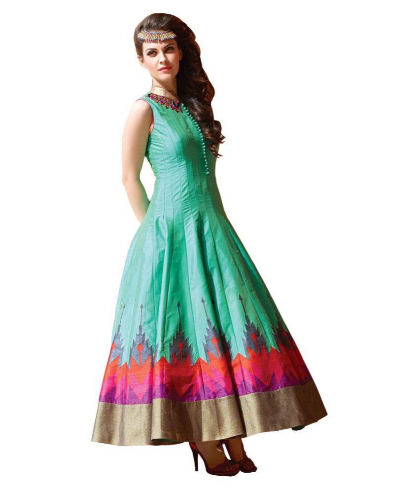 Ethnic India Silk Gown Buy Ethnic India Silk Gown Online at Best