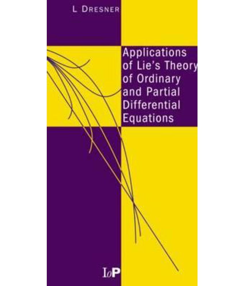 applications-of-lie-s-theory-of-ordinary-and-partial-differential-equations-buy-applications-of