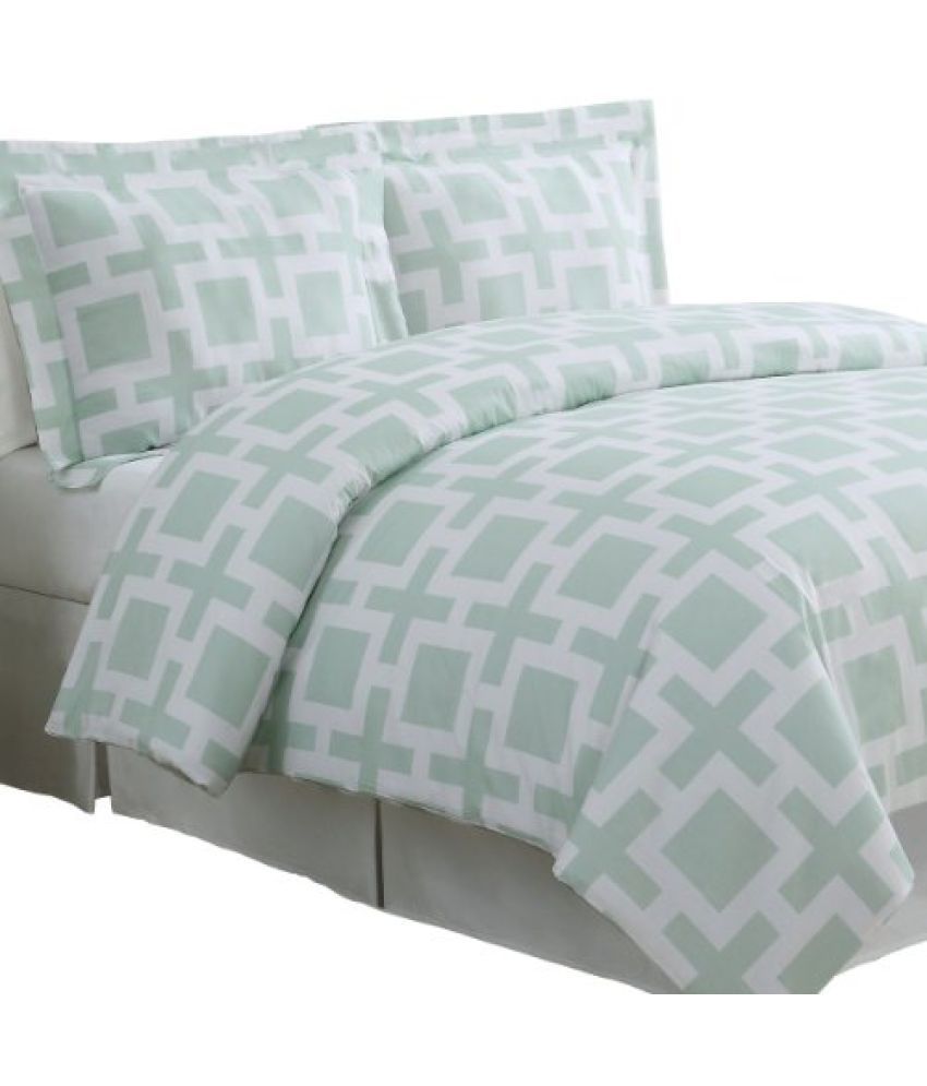 Echelon Home Queen Cotton Multi Colour Bedding Set Buy Echelon