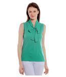 Style Quotient by NOI - Green Crepe Women's Regular Top