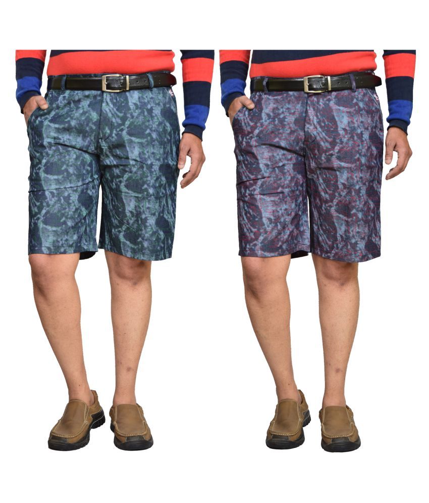     			British Terminal Multi Shorts Pack of 2