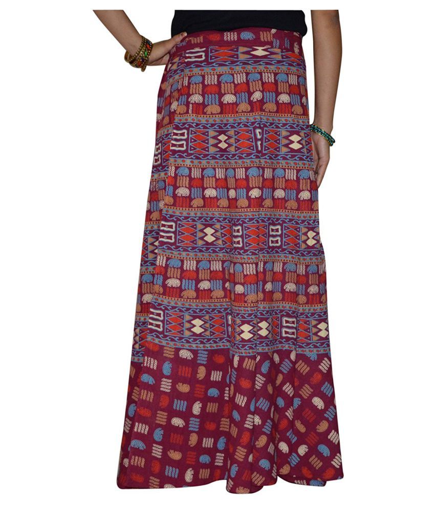 Buy Rajasthani Skirt Cotton Wrap Skirt Online at Best Prices in India ...